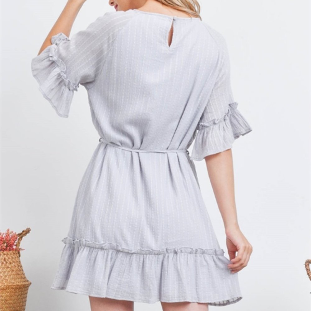 CHIC DOLLZ Gray Dress - Picture 4 of 6